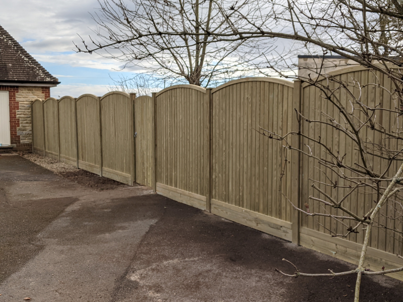Jacksons Convex Tongue and Groove Fencing