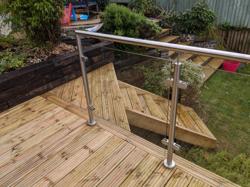 Raised Decking and Steps